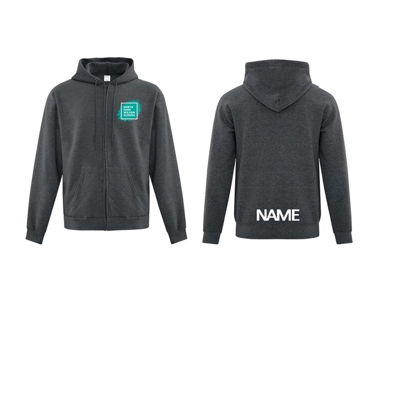 Cotton Zip Hoodie - Youth &amp; Adult