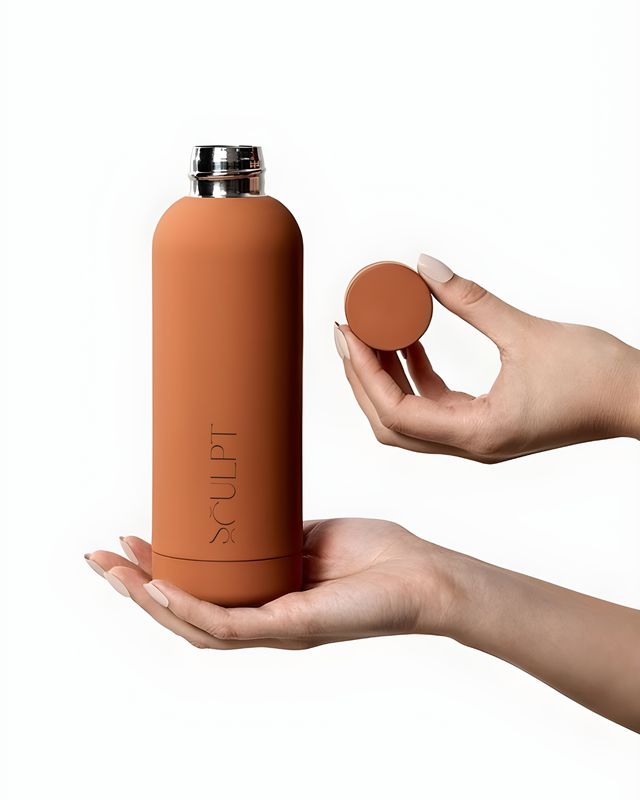Bottle Thirsty Like a Wild - Coral Red