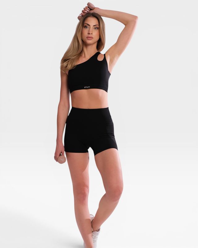 Set "Kali" Black-sport bra and short leggins