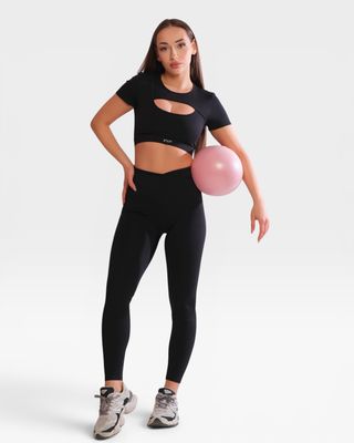 Set "Karina" - crop top and leggins