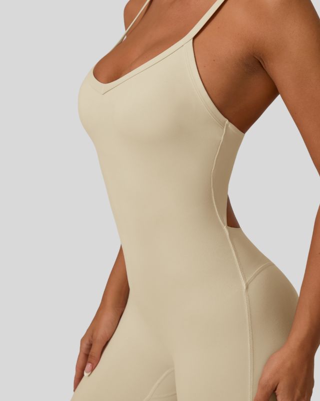 Swan Jumpsuit Beige