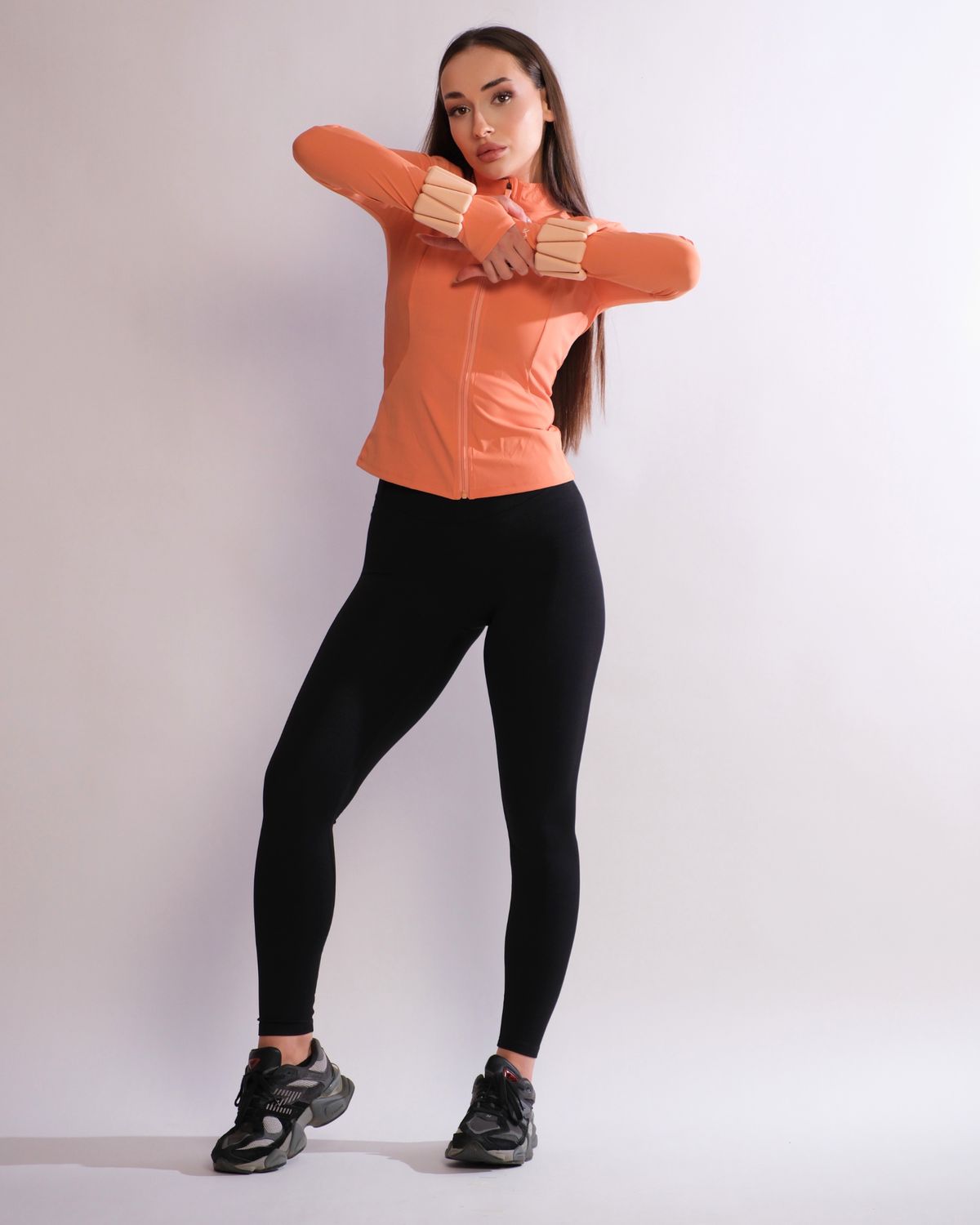 #HappySculptGirl сет Lemon pop - спортен екип и гривни с тежести