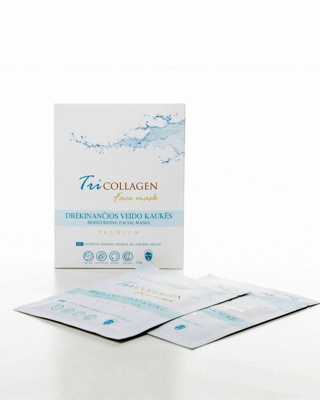 TriCollagen Peptide Face mask (сет кутия 10бр.)