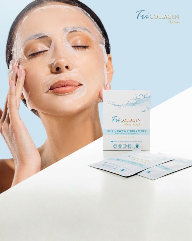 TriCollagen Peptide Face mask (сет кутия 10бр.)