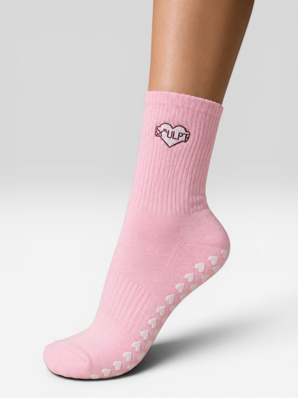 SCULPT Pilates Grip Socks - Strawberry Milk