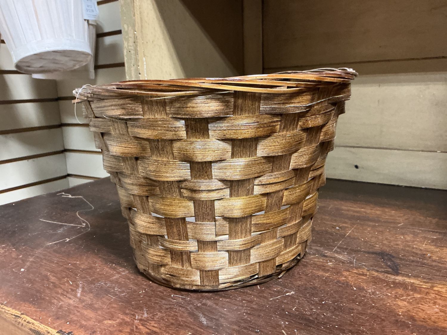 Brown Wicker (sm bucket)