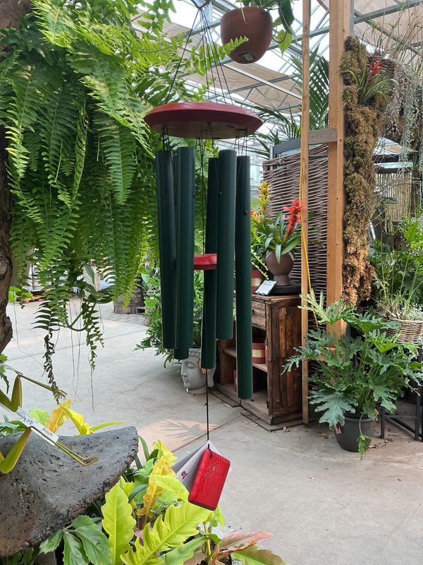 Green Pluto Wind Chime