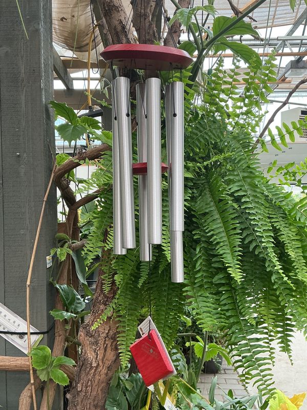 Silver Pluto Wind Chime