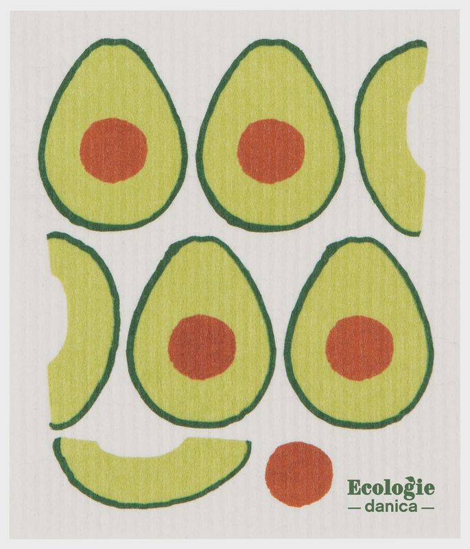 Swedish Sponge Cloth - Avocados