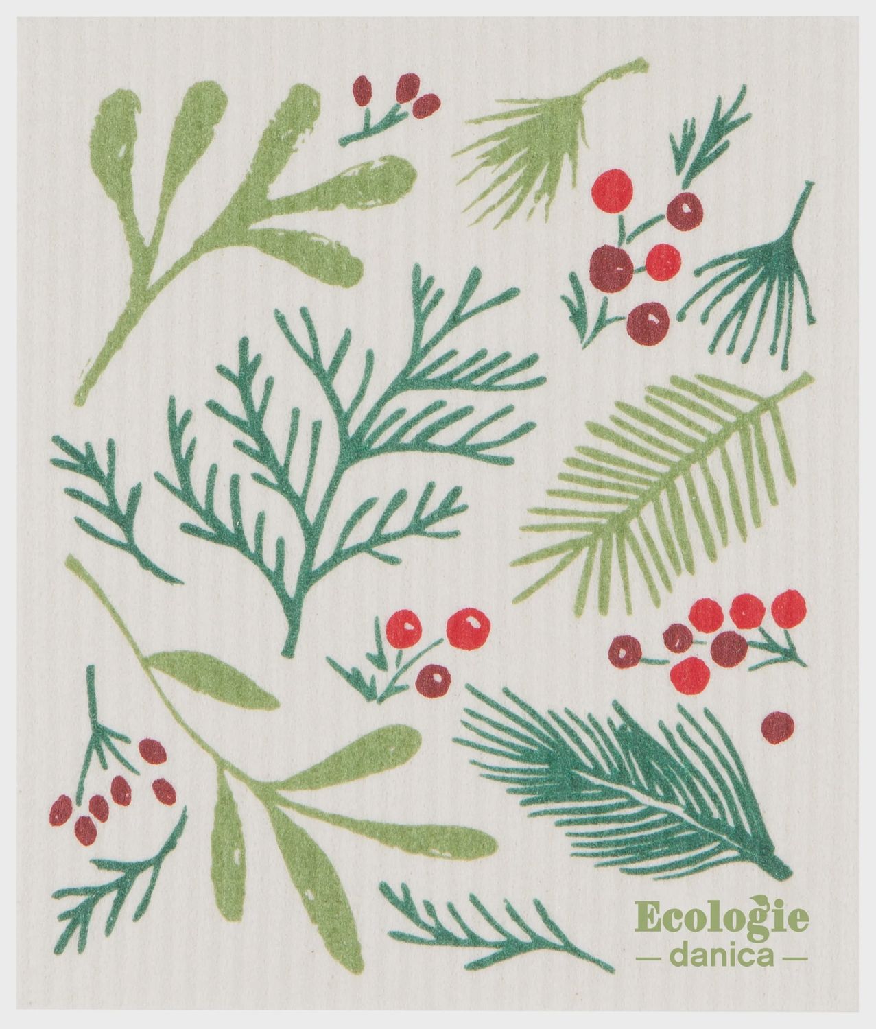 Swedish Sponge Cloth - Bough &amp; Berry