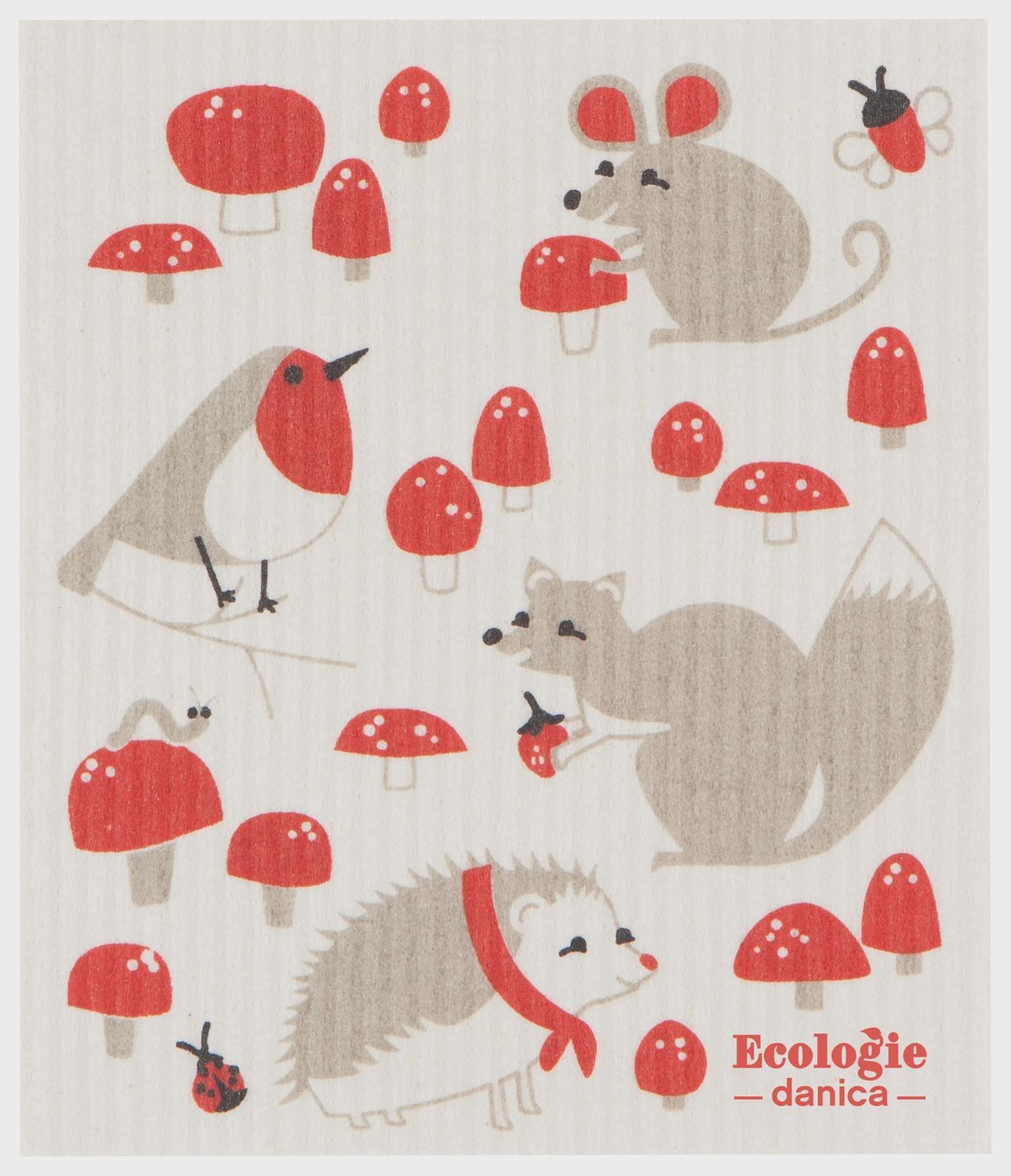 Swedish Sponge Cloth - Toadstool Time