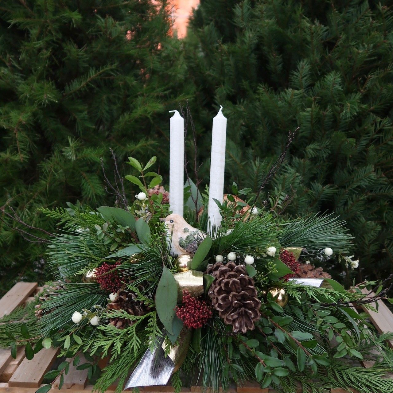 Whimsical Woodsy Centerpiece