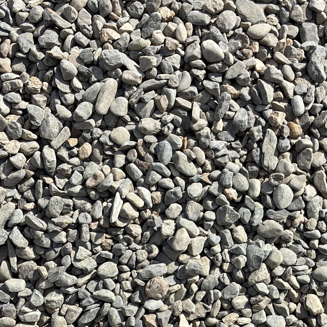 Bulk Drainage Rock 1" 1/2yd $14.00