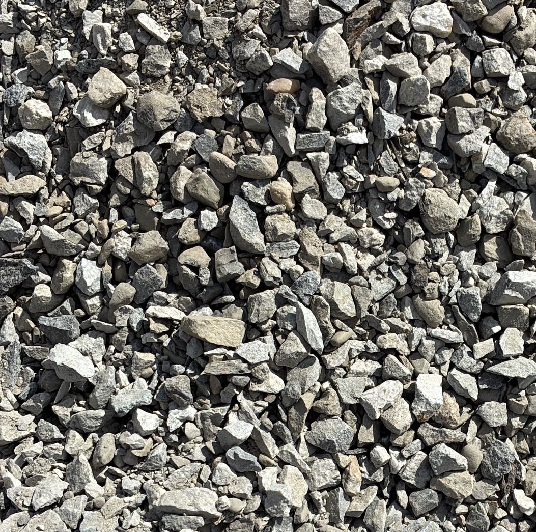 Bulk Crush Road Mulch 3/4" 1/2yd $13.00