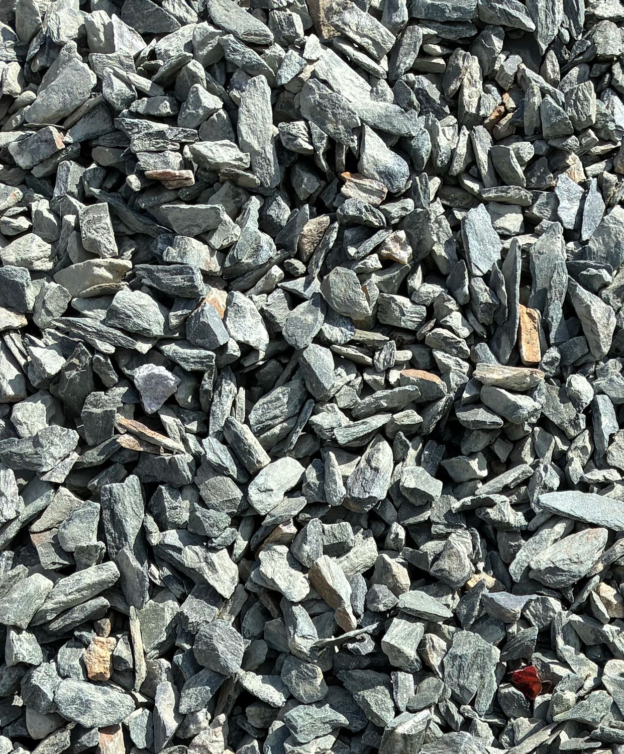 Bulk Rock Silver Crush 1/2 yd Scoop $45.00 Bin 22