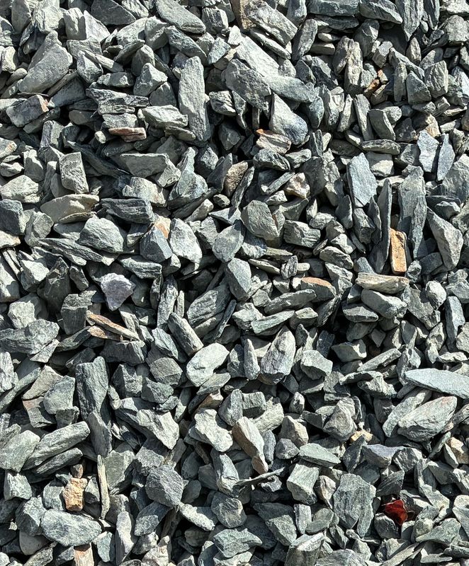 Bulk Rock Silver Crush 1/2 yd Scoop $45.00 Bin 22