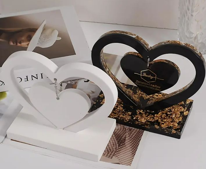 Heart-In-Heart Memory Frame