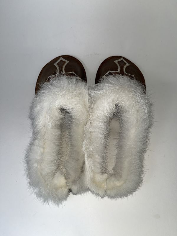 Womens Leather House Shoes