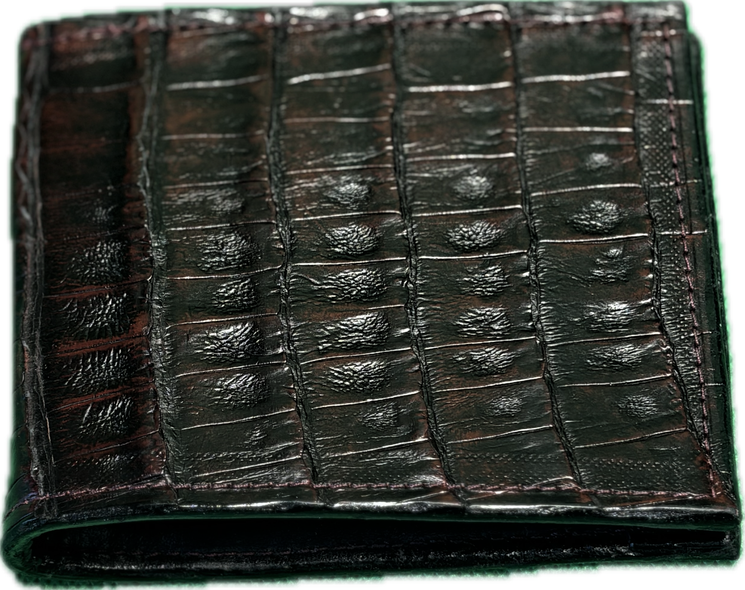 Bifold Exotic Leather Wallet