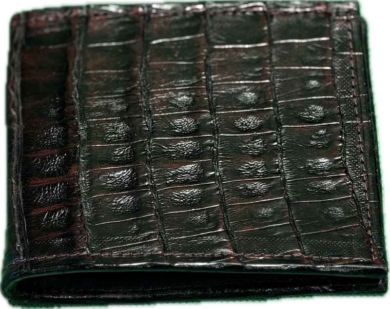 Bifold Exotic Leather Wallet