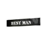 Best Man Sash