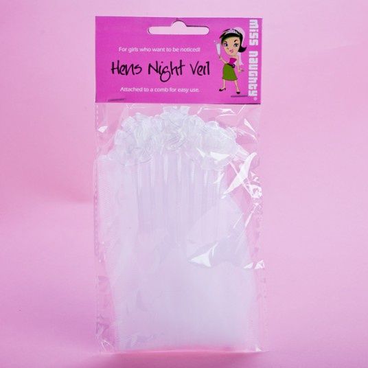 Hens night comb and veil