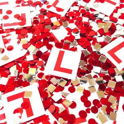 Hens Night L Plate confetti