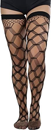 Multi Fence Thigh High Sheer Top O/S