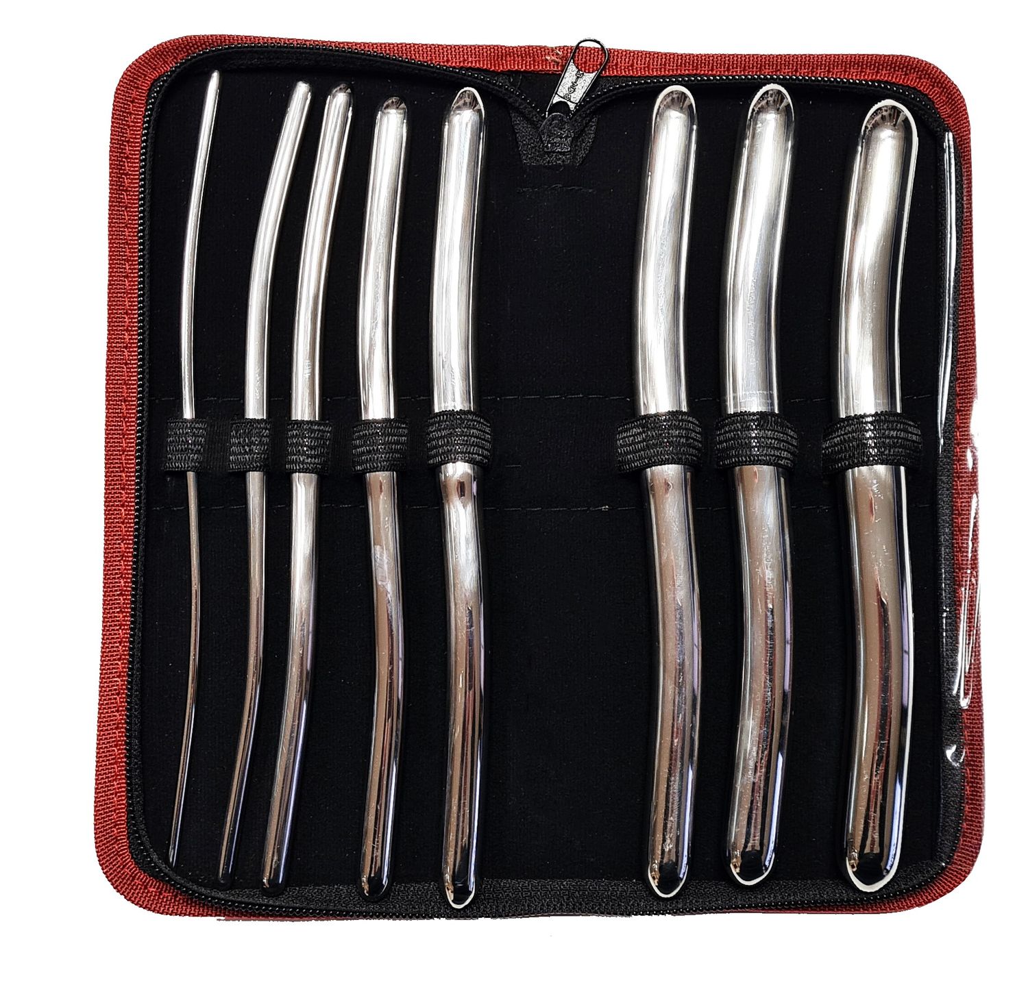 Stainless Steel Hegar Uterine Dilator 8 Piece Set