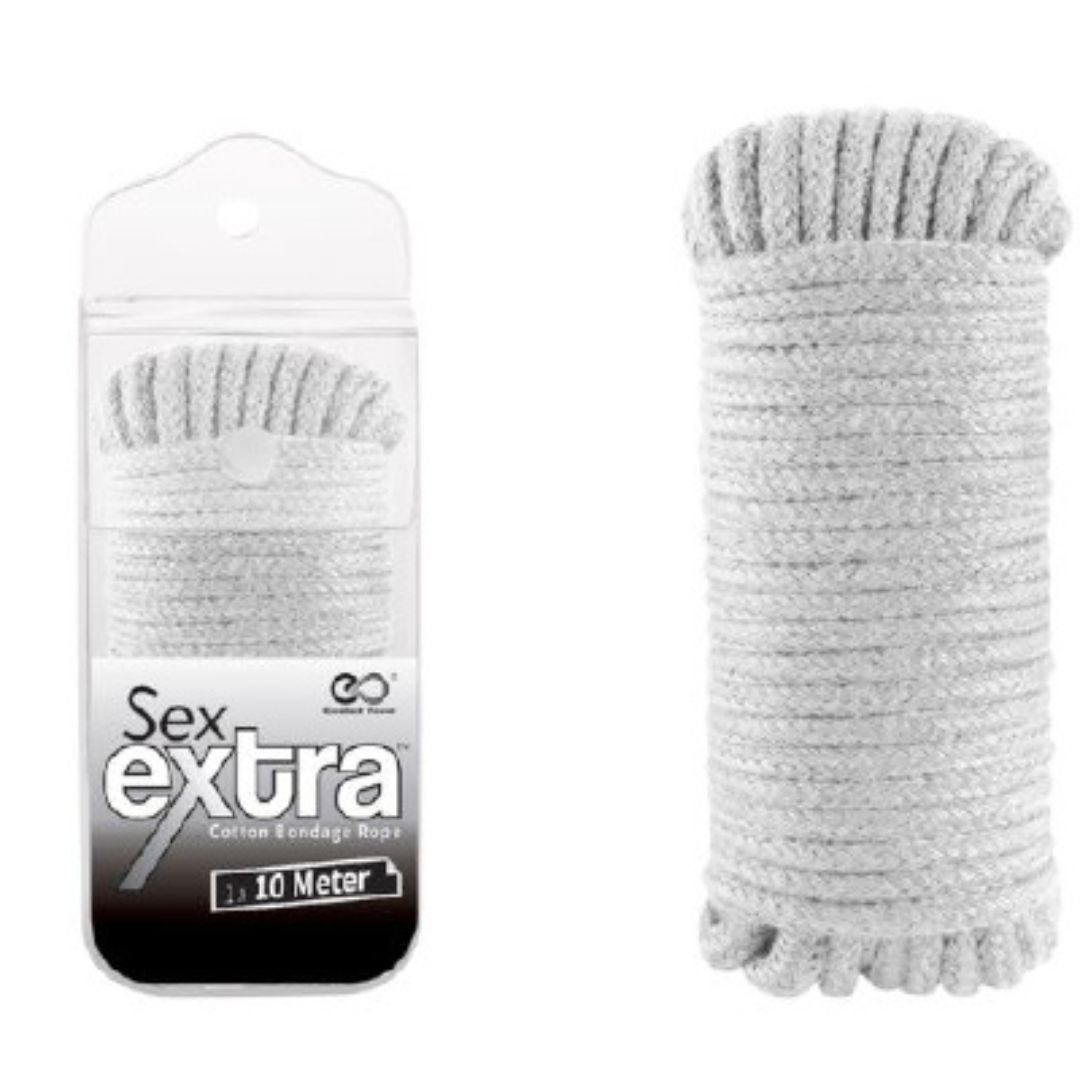 Sex Extra - 10m Cotton Rope, Colour: White