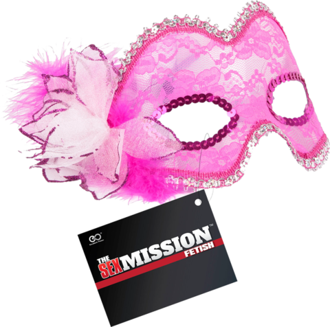 Pink Masquerade Mask