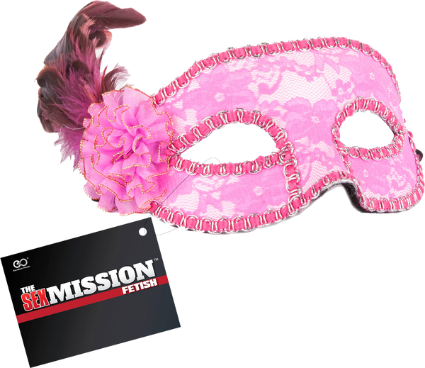 Feathered Masquerade Mask