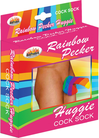 Rainbow Huggie Cock Sock