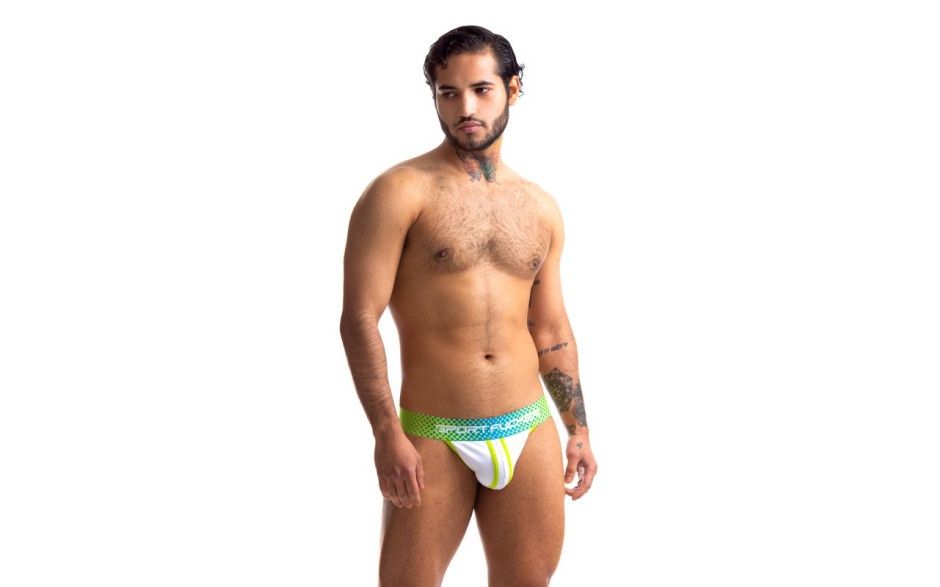 Jersey Jock Green/White, Size: Small