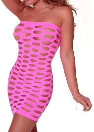 Tube Dress (One Size), Colour: Pink