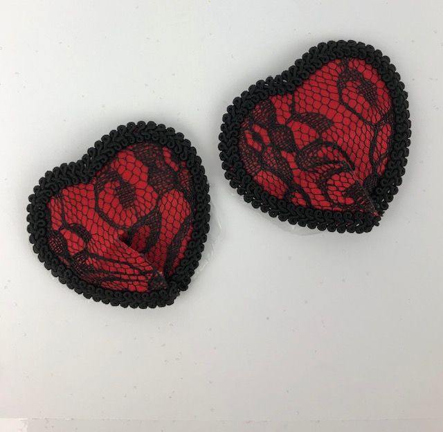 Heart Edged Nipple Covers