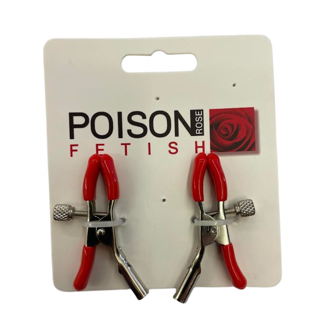 Nipple Clamps, Colour: Red