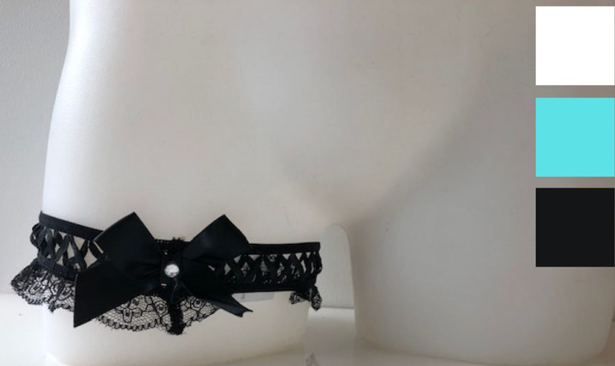 Sized Lace Leg Garter