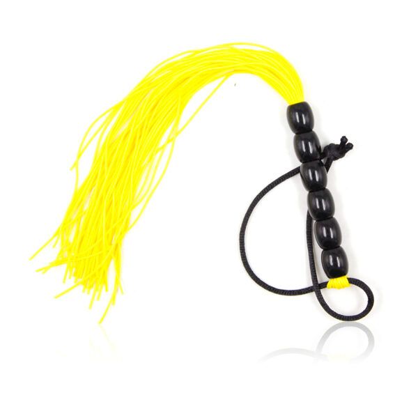 Mini Rubber Whip, Colour: Yellow