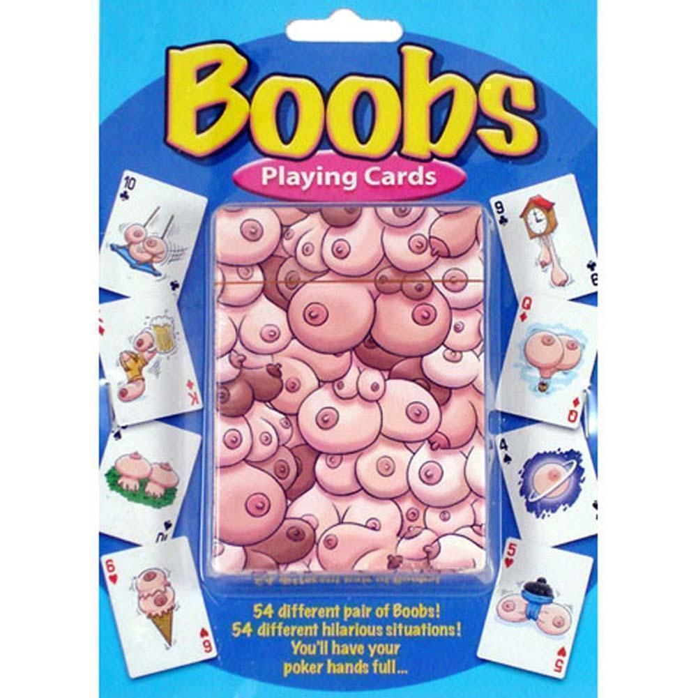 Boob playing cards