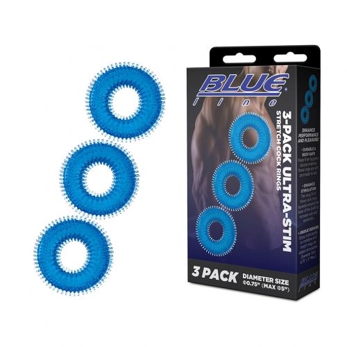 3 Pack Extra Stim Stretch Cock Rings