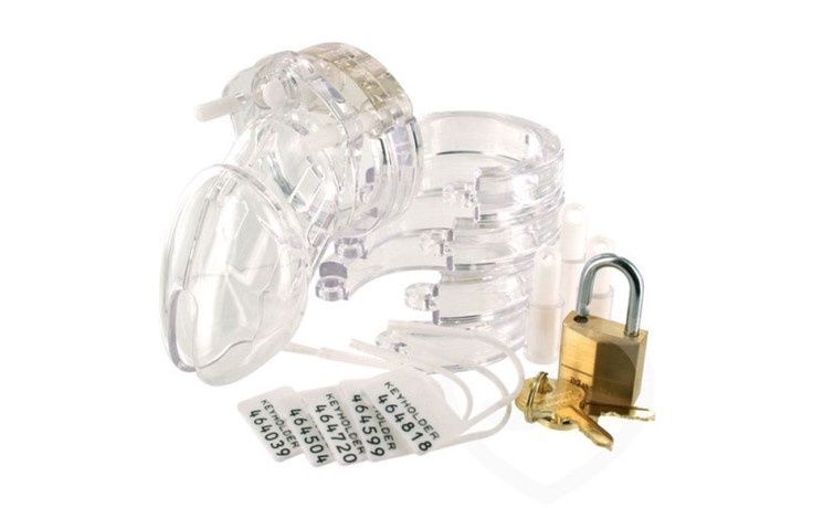 Male Chastity Kit Clear