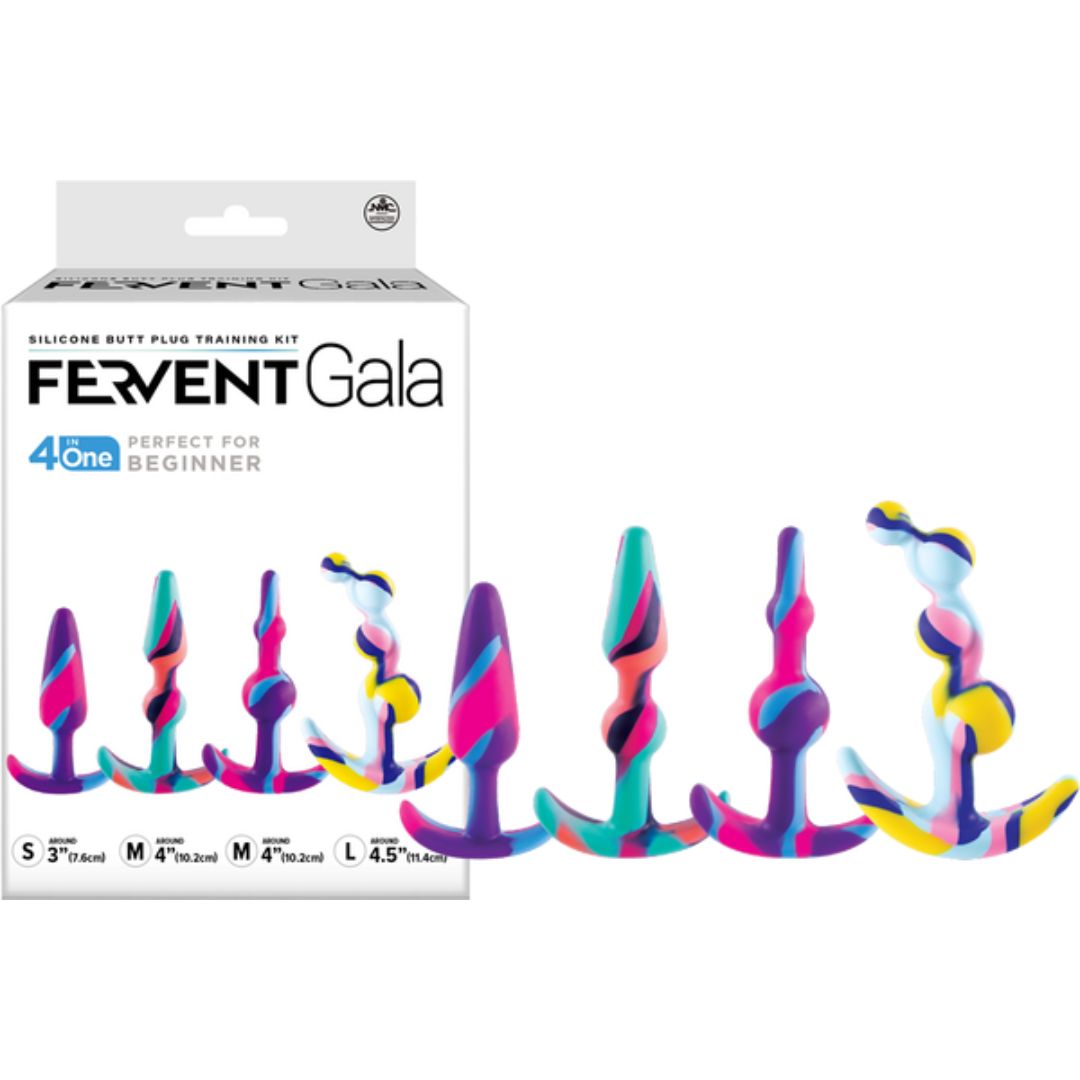 Colourful 4 Pc Anal Kit