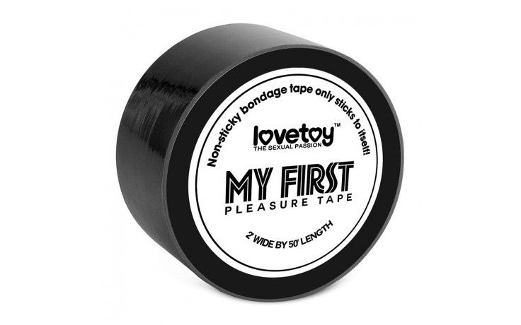 My First Non-Sticky Bondage Tape, Colour: Black