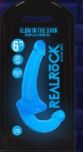 6&quot; Strapless Strap-On Glow in the Dark Neon, Colour: Blue