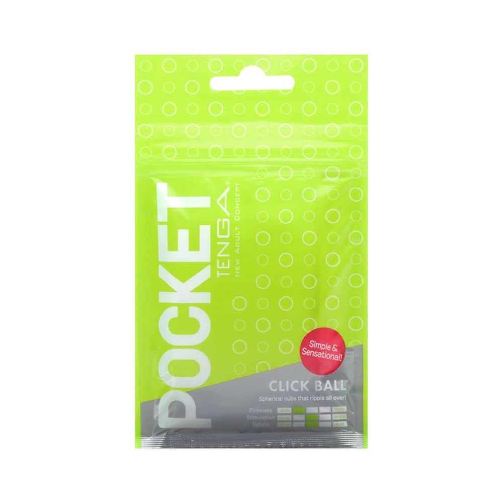 Pocket Tenga Masturbator, Style: Click Ball