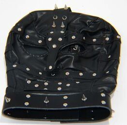 Spiked Bondage Hood PVC