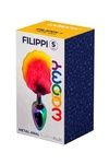 WOOOMY FILIPPI FLUFFY RAINBOW METAL PLUG, Size: Small