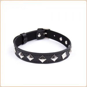 Rivet Pin Buckle Collar