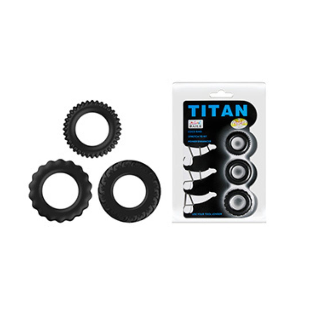 Titan 3pk Cock Rings